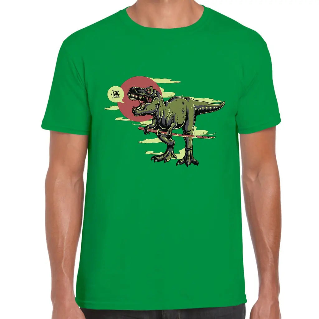 Samurai T-Rex T-Shirt - Tshirtpark.com