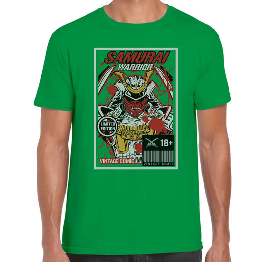 Samurai Warrior Comic T-Shirt - Tshirtpark.com