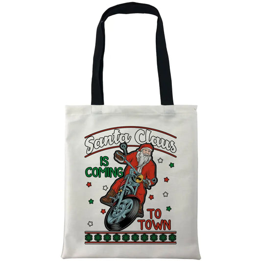 Santa Claus Is Coming To Town Bags - Tshirtpark.com
