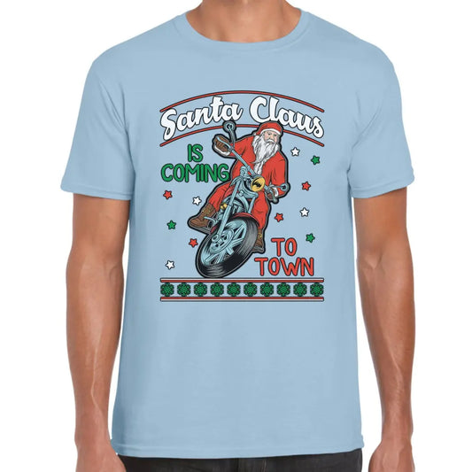 Santa Claus is Coming To Town T-Shirt - Tshirtpark.com