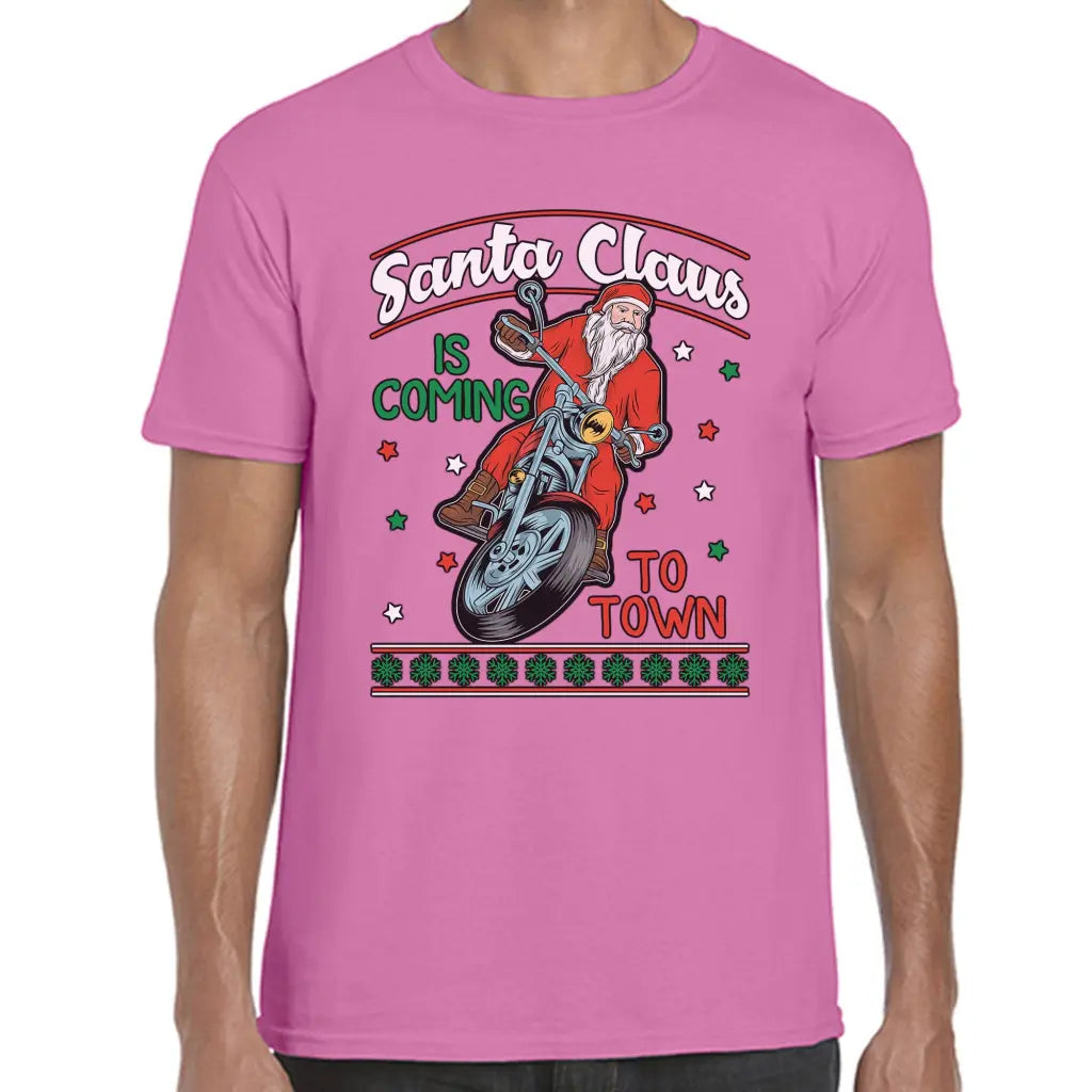 Santa Claus is Coming To Town T-Shirt - Tshirtpark.com