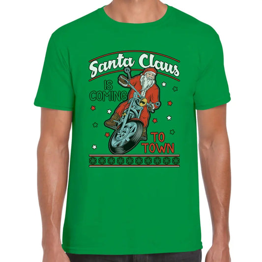 Santa Claus is Coming To Town T-Shirt - Tshirtpark.com