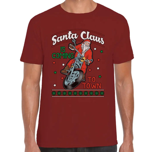 Santa Claus is Coming To Town T-Shirt - Tshirtpark.com