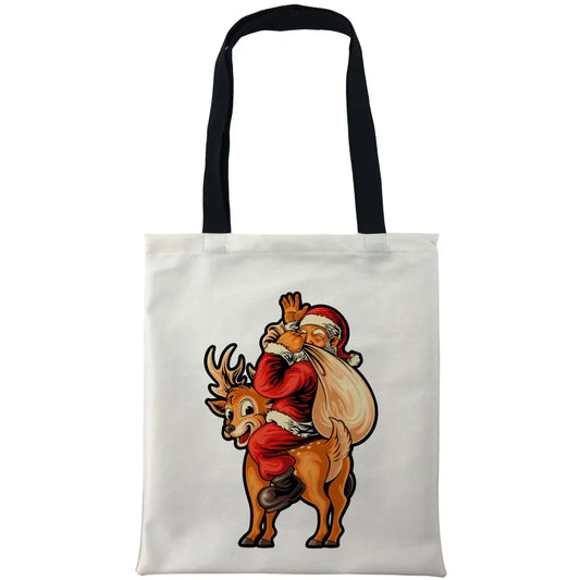 Santa & Deer Bags - Tshirtpark.com