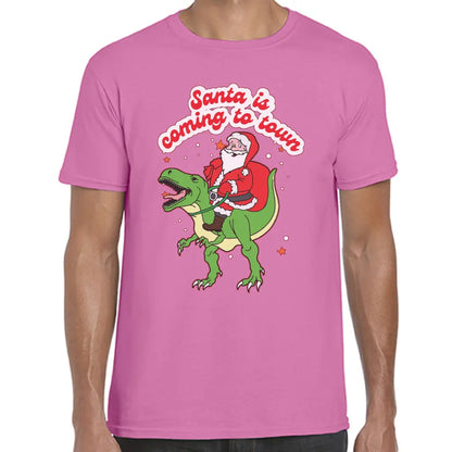 Santa Is Coming To Town T-Shirt - Tshirtpark.com