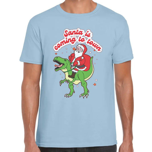 Santa Is Coming To Town T-Shirt - Tshirtpark.com