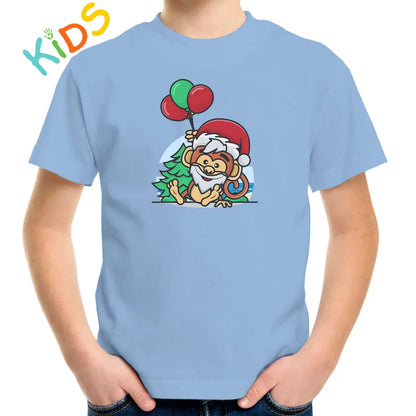 Santa Monkey Kids T-shirt - Tshirtpark.com