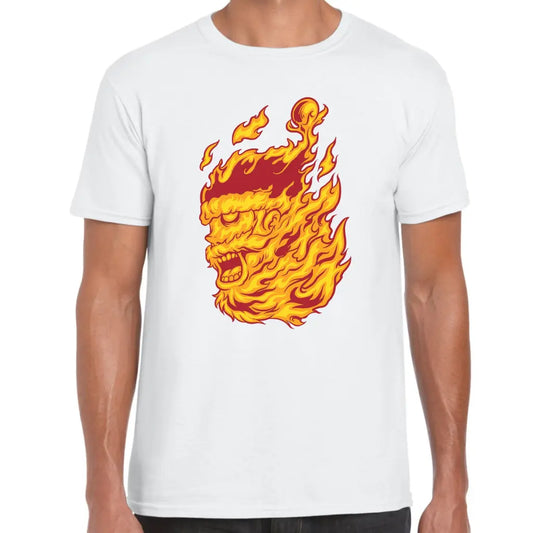 Santa On Fire T-Shirt - Tshirtpark.com