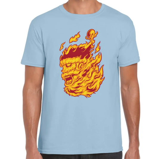 Santa On Fire T-Shirt - Tshirtpark.com