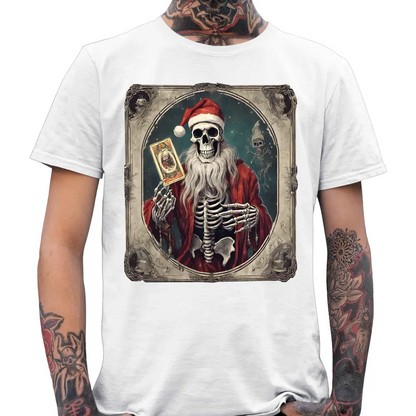 Santa Skull Tarot Card T-Shirt - Tshirtpark.com