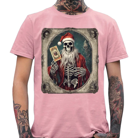 Santa Skull Tarot Card T-Shirt - Tshirtpark.com