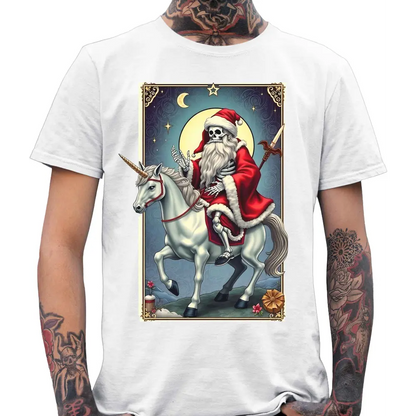 Santa Skull Van Gogh T-Shirt - Tshirtpark.com