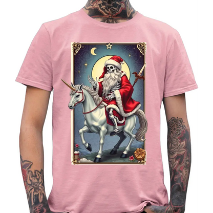 Santa Skull Van Gogh T-Shirt - Tshirtpark.com