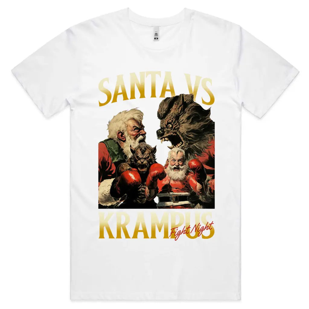 Santa VS Krampus T-Shirt - Tshirtpark.com
