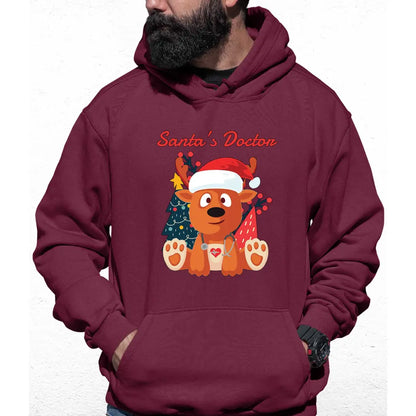 Santa’s Doctor Colour Hoodie - Tshirtpark.com