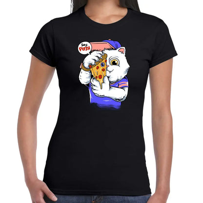 Say Pizza Ladies T-shirt - Tshirtpark.com