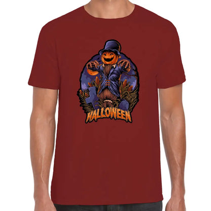 Scarecrow Pumpkin T-Shirt - Tshirtpark.com