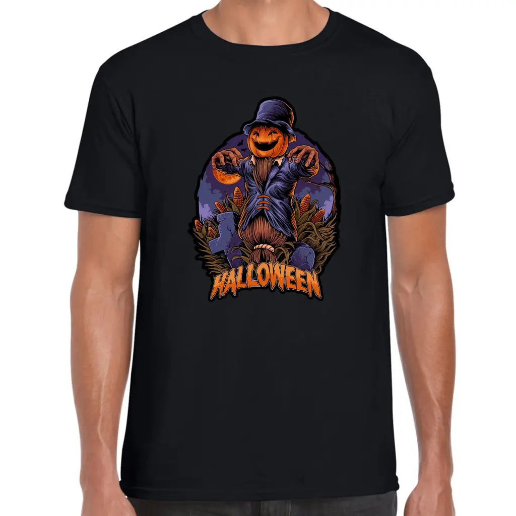 Scarecrow Pumpkin T-Shirt - Tshirtpark.com