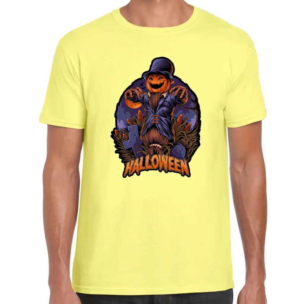 Scarecrow Pumpkin T-Shirt - Tshirtpark.com