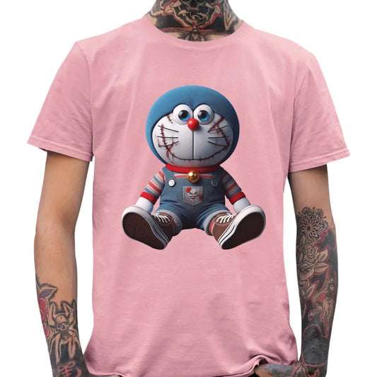 Scary Blue Cat Men’s T-Shirt - Tshirtpark.com