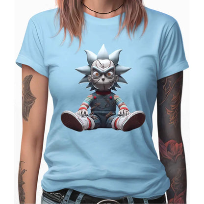 Scary Blue Hair Women’s T-Shirt - Tshirtpark.com