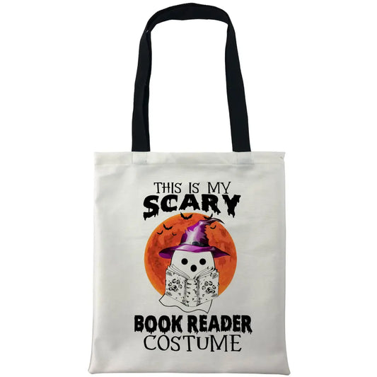 Scary Book Reader Costume Bags - Tshirtpark.com