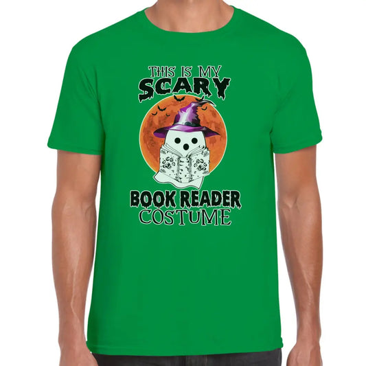 Scary Book Reader Costume T-Shirt - Tshirtpark.com