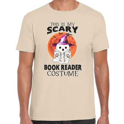 Scary Book Reader Costume T-Shirt - Tshirtpark.com