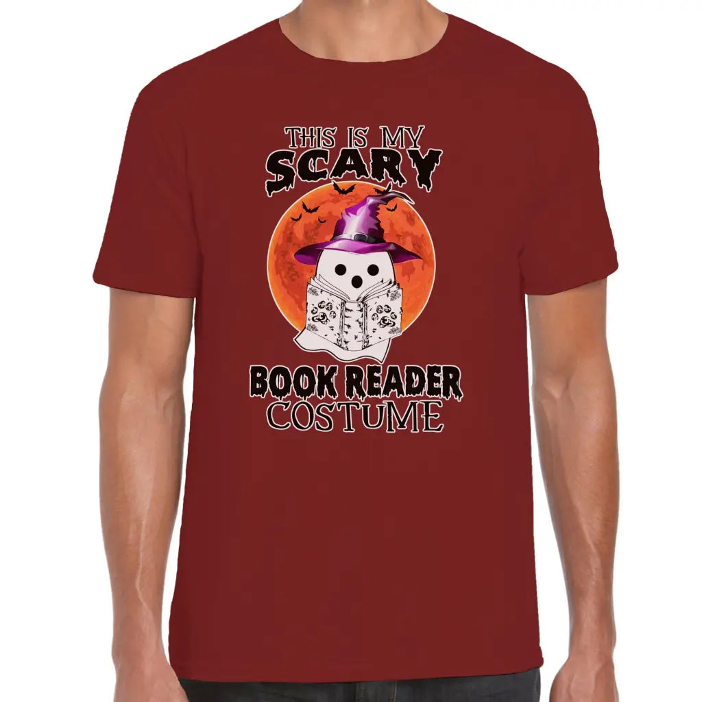 Scary Book Reader Costume T-Shirt - Tshirtpark.com