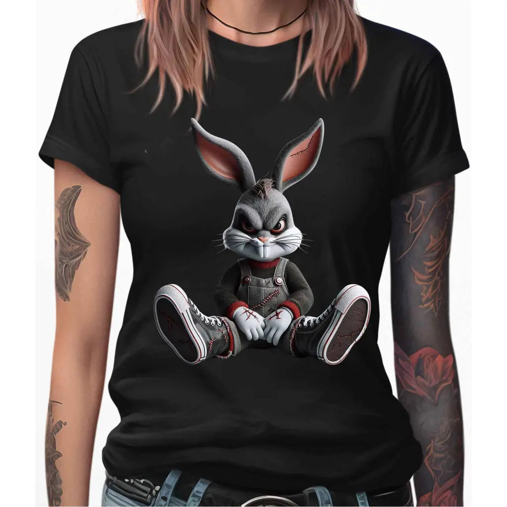 Scary Bunny Women’s T-Shirt - Tshirtpark.com