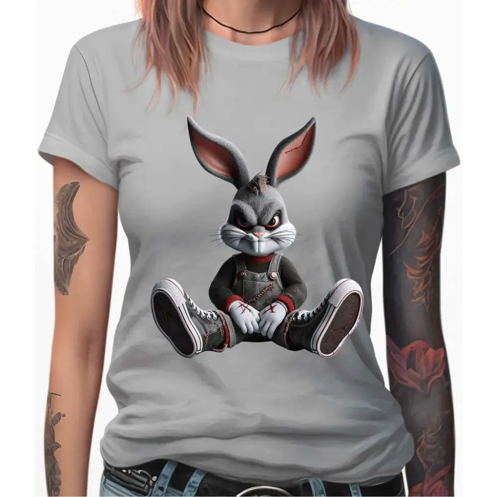 Scary Bunny Women’s T-Shirt - Tshirtpark.com
