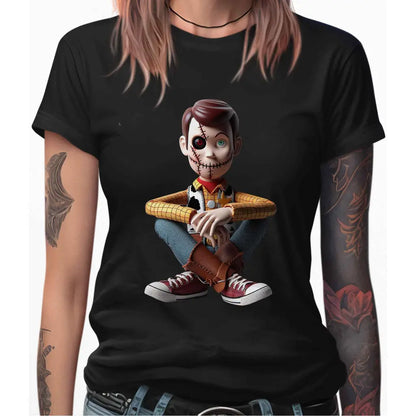 Scary Cowboy Women’s T-Shirt - Tshirtpark.com