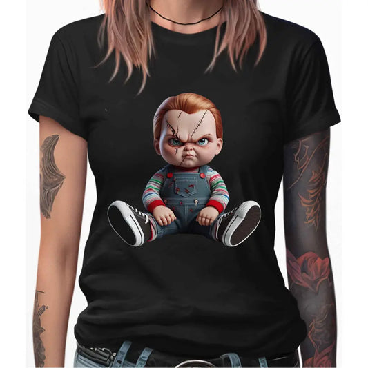 Scary Doll Women’s T-Shirt - Tshirtpark.com
