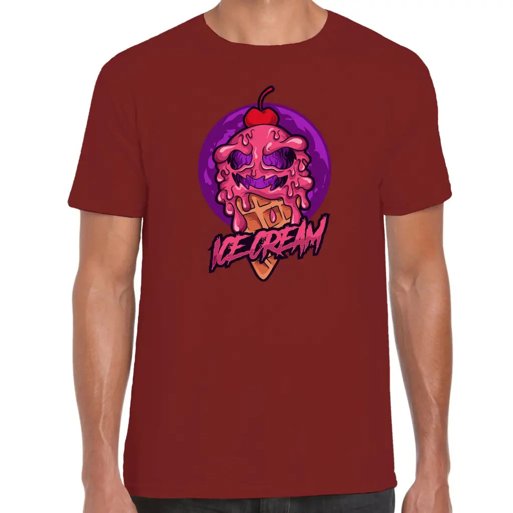 Scary Ice Cream T-Shirt - Tshirtpark.com