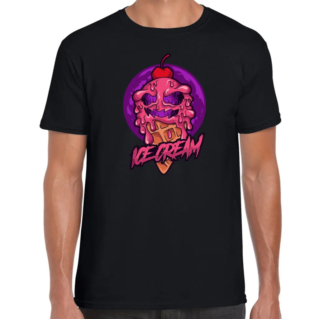 Scary Ice Cream T-Shirt - Tshirtpark.com