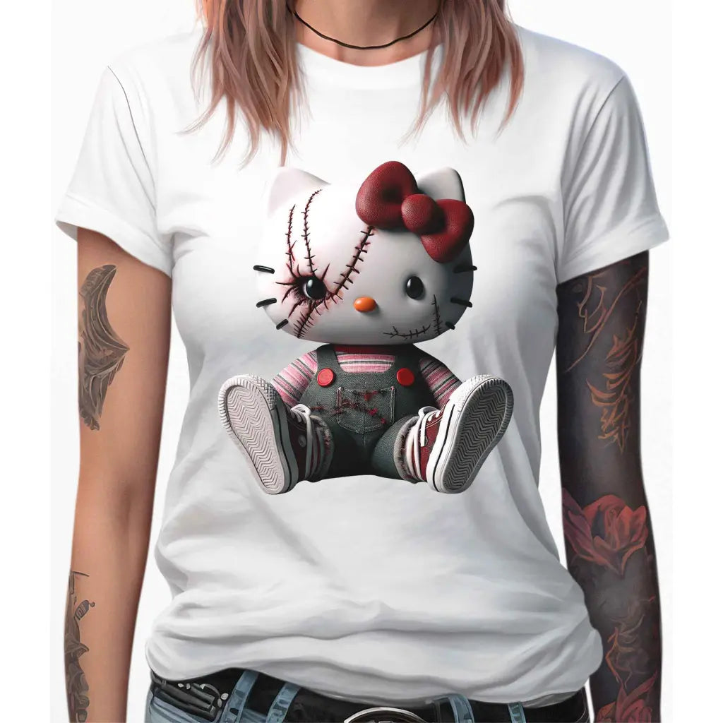Scary Kitty Women’s T-Shirt - Tshirtpark.com
