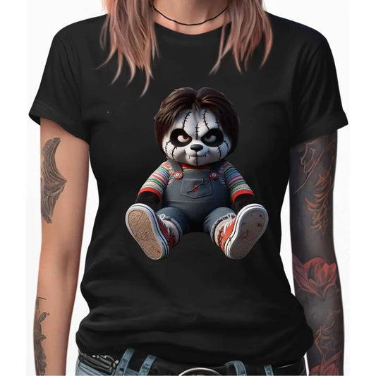 Scary Panda Women’s T-Shirt - Tshirtpark.com