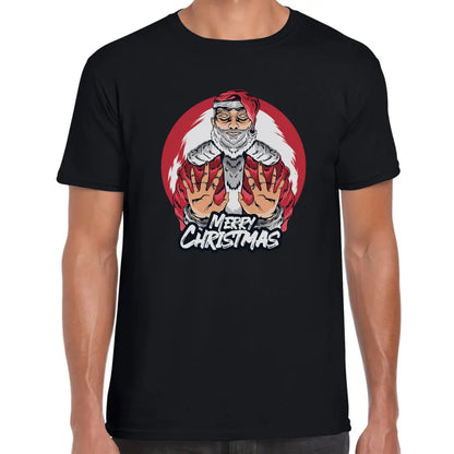 Scary Santa T-Shirt - Tshirtpark.com