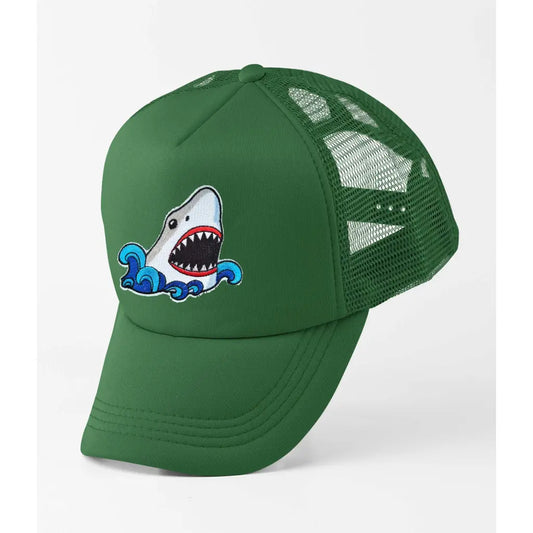 Scary Shark Trucker Cap - Tshirtpark.com