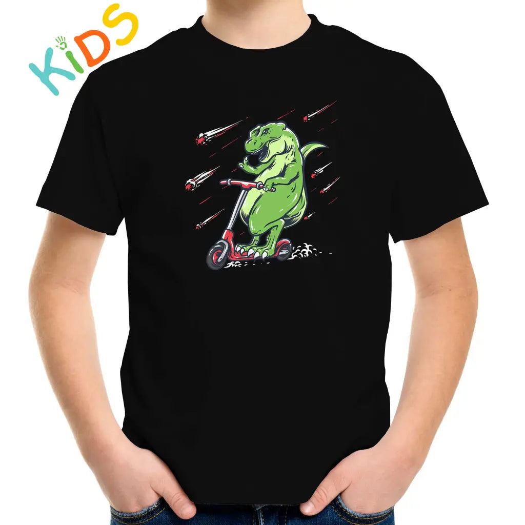 Scooter Dino Kids T-shirt - Tshirtpark.com