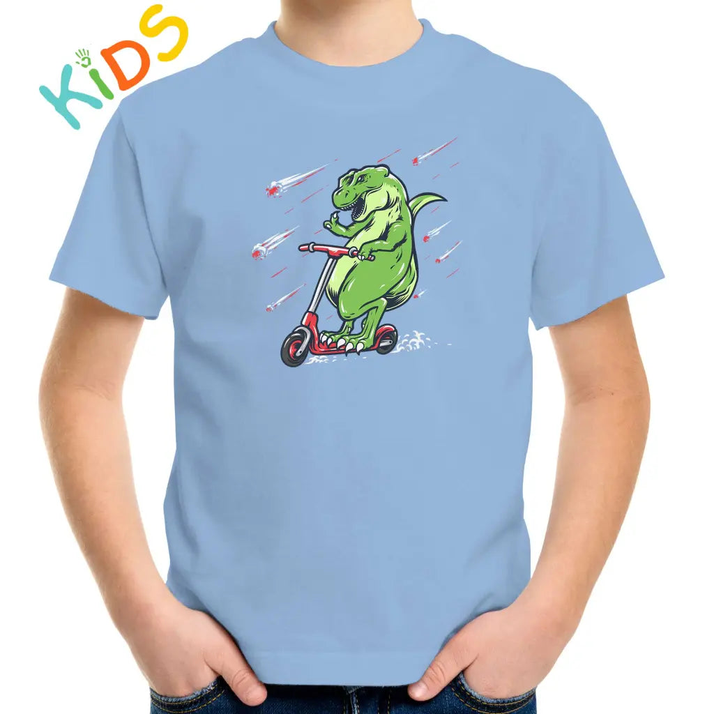 Scooter Dino Kids T-shirt - Tshirtpark.com