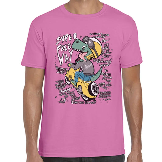 Scooter Dino Scribble T-Shirt - Tshirtpark.com