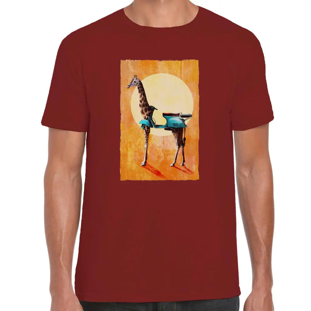 Scooter Giraffe T-Shirt - Tshirtpark.com