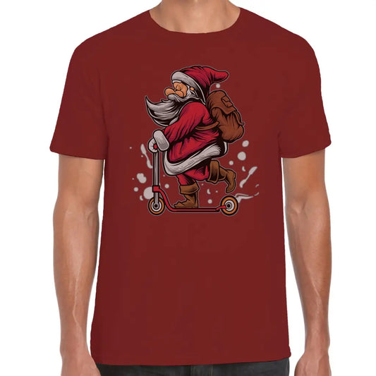 Scooter Santa T-Shirt - Tshirtpark.com