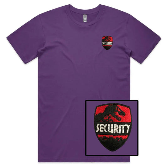 Security Embroidered T-Shirt - Tshirtpark.com