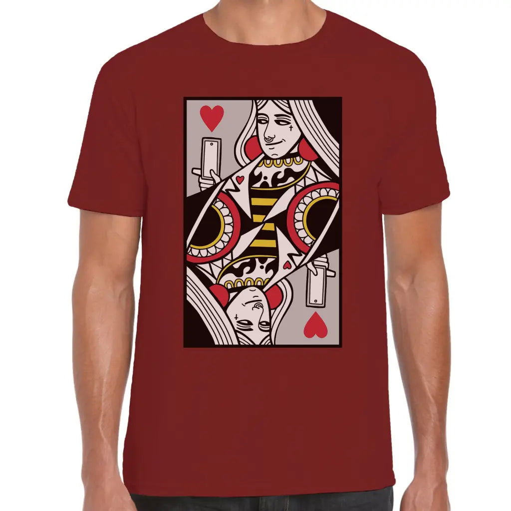Selfie Queen Of Hearts T-Shirt - Tshirtpark.com