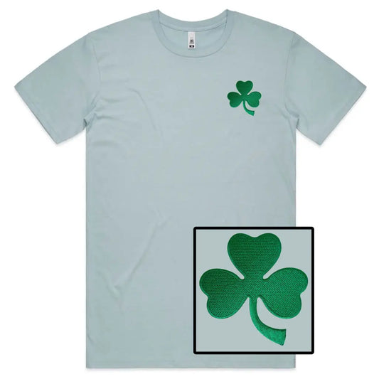 Shamrock Embroidered T-Shirt - Tshirtpark.com