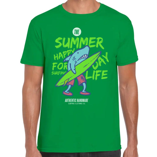 Shark Surfing T-Shirt - Tshirtpark.com