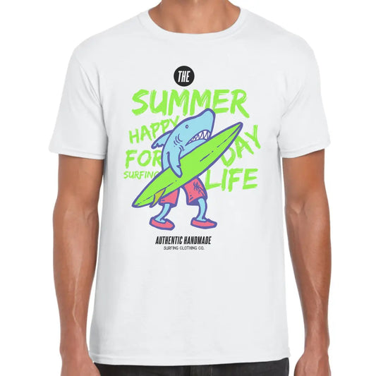 Shark Surfing T-Shirt - Tshirtpark.com