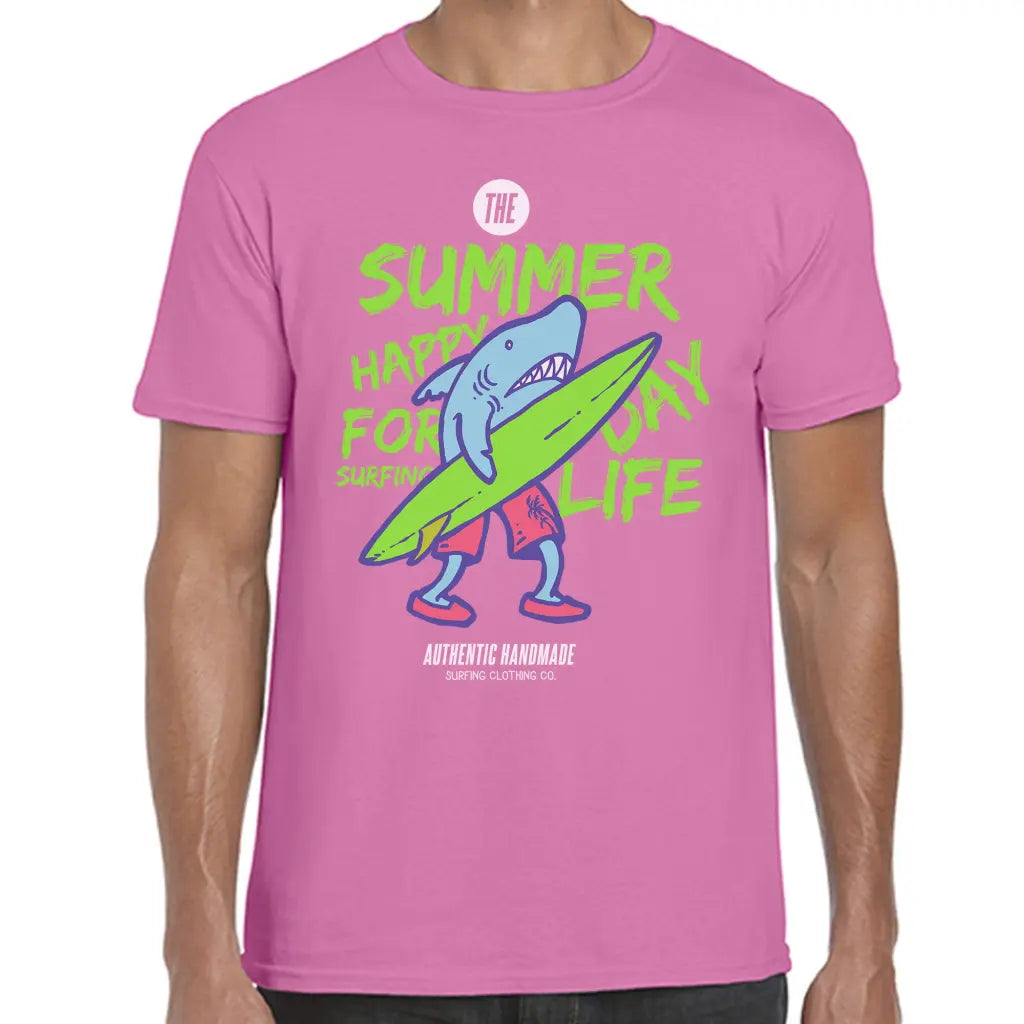 Shark Surfing T-Shirt - Tshirtpark.com
